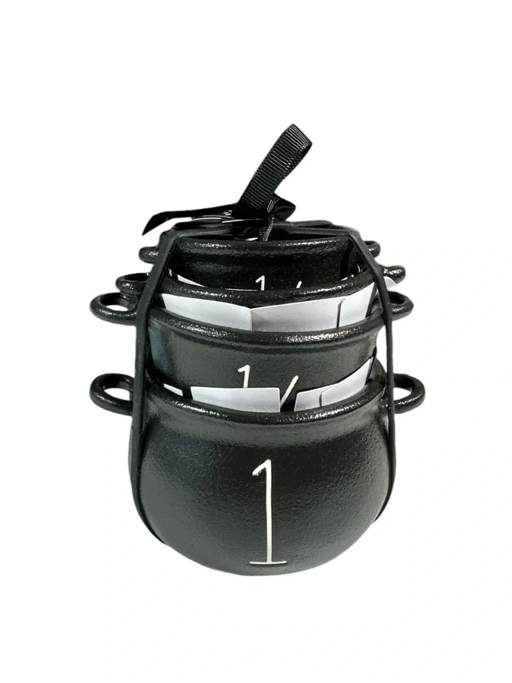 Rae Dunn Cauldron Measuring Cups Set